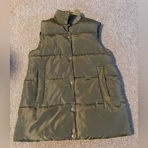 Ci Sono Olive Green Vest